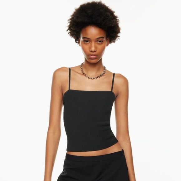 NWT Aritzia Babaton Alaska Sculpt Knit Tank - Picture 1 of 5